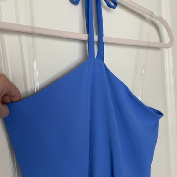 Thychee - Blue Halter Romper - Picture 3 of 6